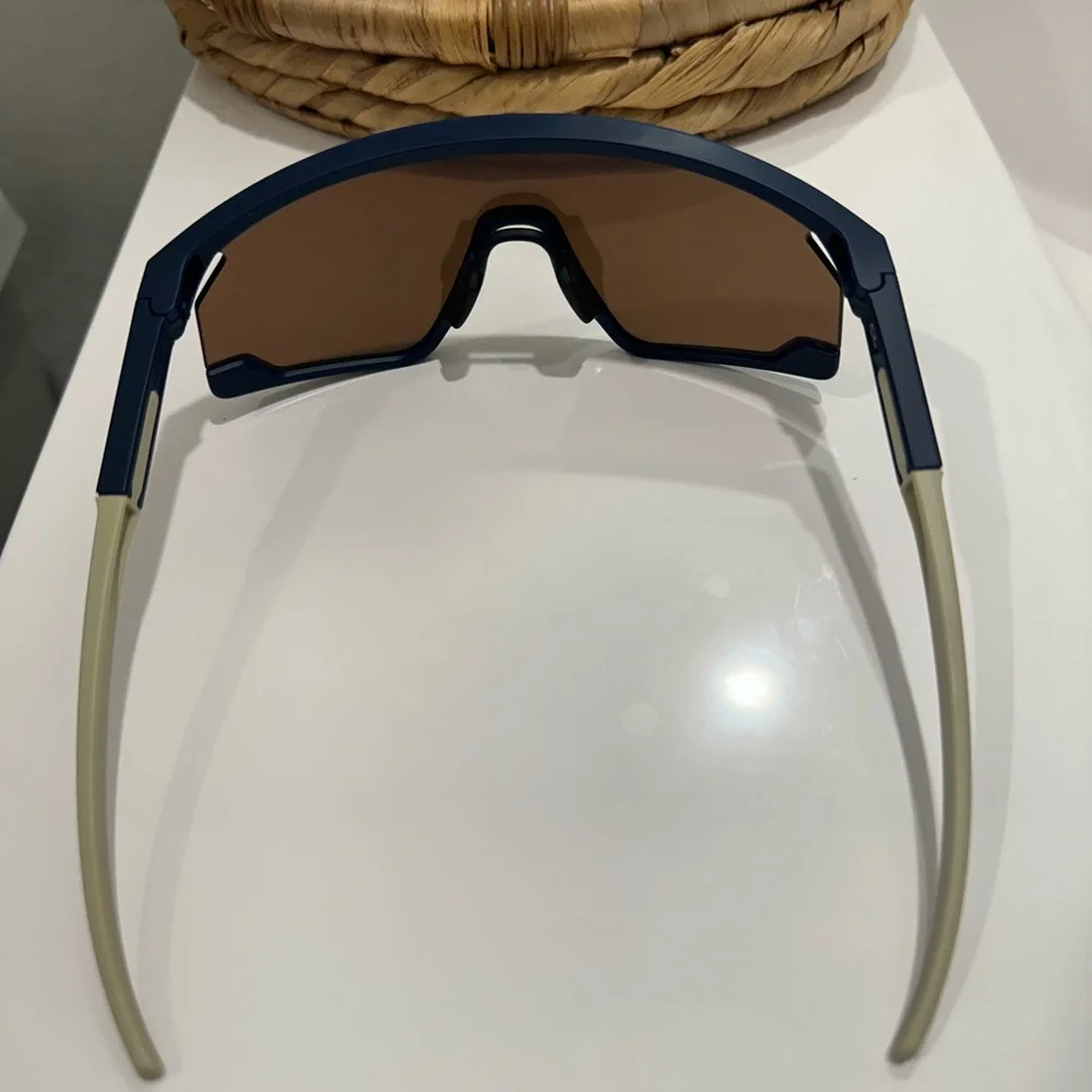Oakley Blue Frame with Yellow Lens Wearable Glasses